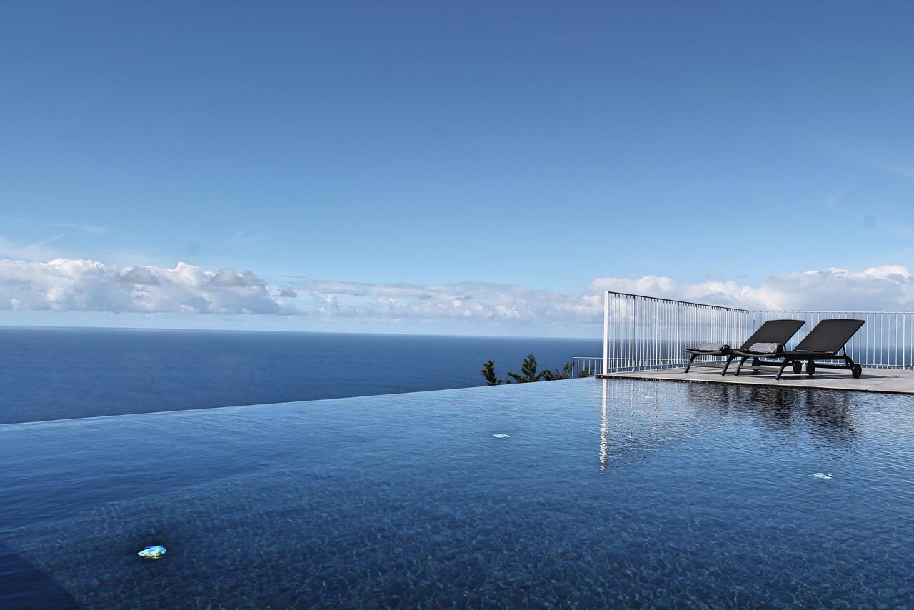 Ourmadeira - Cliffscape, Panoramic Seaviews Villa Estreito Da Calheta Luaran gambar